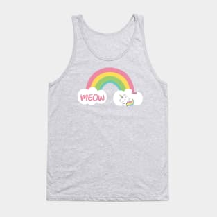 Sleeping catcorn Tank Top